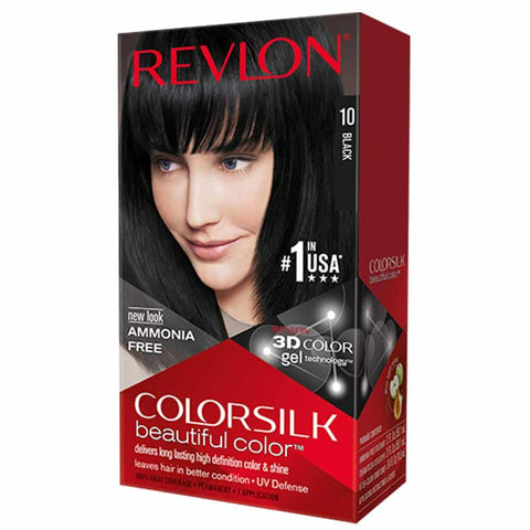 Revlon Permanent Black Hair Color 10 Black