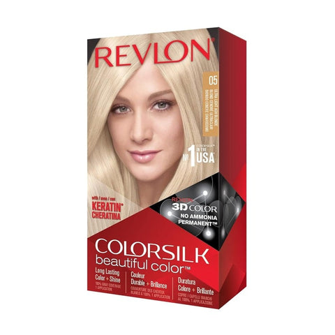 Revlon Permanent Hair Color Permanent Hair Dye 05 Ultra Light Ash Blonde