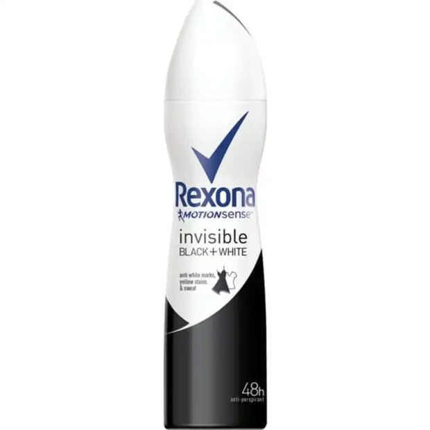 Rexona Invisible Black white 48H Deodorant Body Spray 200ML