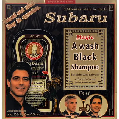 Subaru Magic Black Hair Shampoo 400ml