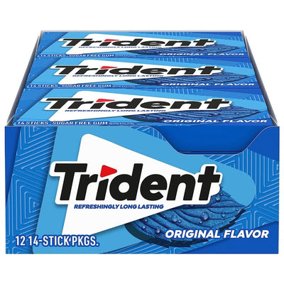 TRIDENT Bubble Gum Original 168 PIECES trident