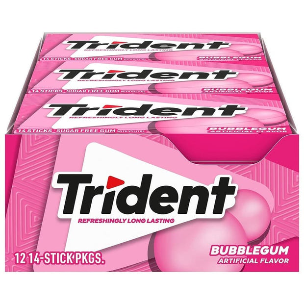 TRIDENT Bubble Gum twist 168 PIECES trident