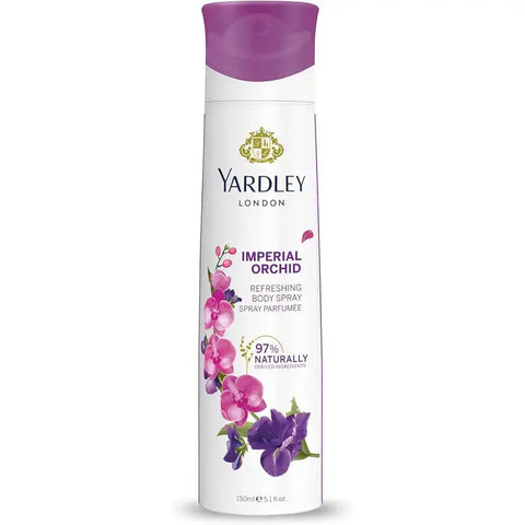 Yardley London Imperial Orchid Body Spray For Women 150 ml yardley