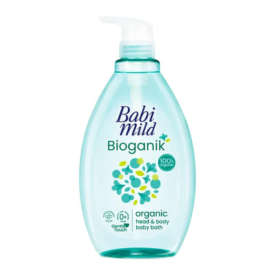 babimild Bioganik Organic Head Body Baby bath 380Ml