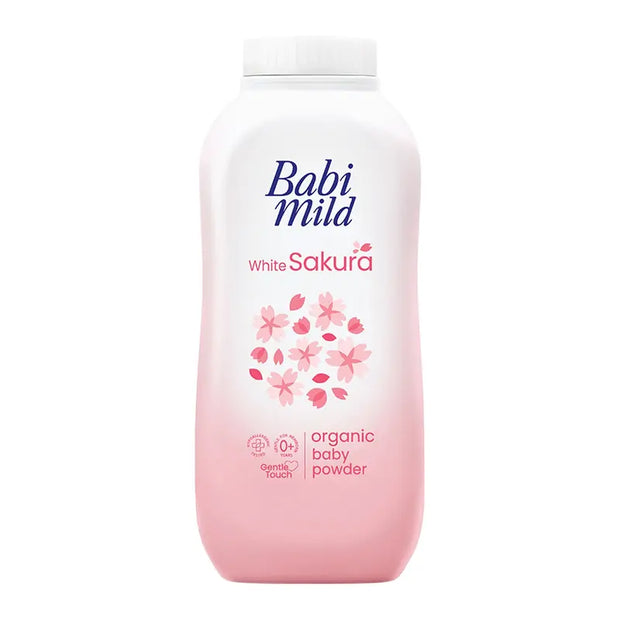 babimild White Sakura Organic baby Powder 160G