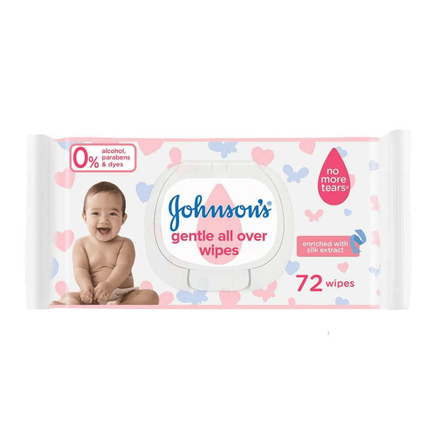 johnson baby wipes 72Sheets with Cap