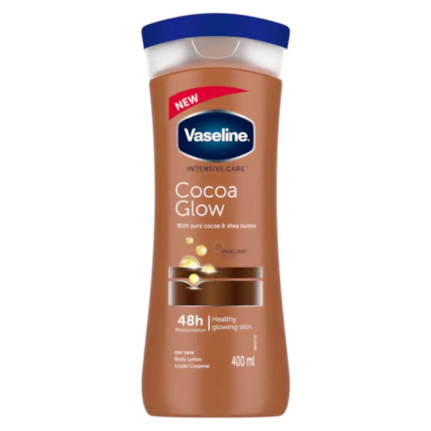 vaseline Cocoa Glow Shea Butter Healthy Glowing Skin Body Lotion 400ML vaseline